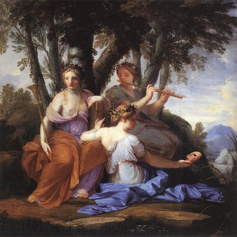 Eustache Le Sueur Clio Euterpe and Thalia